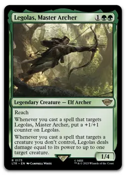 Legolas, Master Archer #173 (NM) Lord of the Rings LTR Magic MTG - Image 1