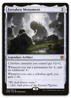 Forsaken Monument #244 (NM) Zendikar Rising ZNR Magic MTG - Image 1