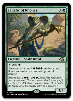 Fanatic of Rhonas #152 (NM) Modern Horizons 3 MH3 Magic MTG - Image 1