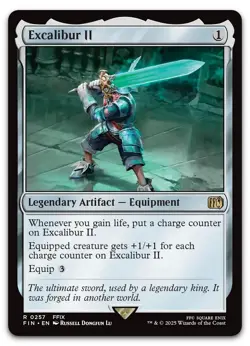 Excalibur II #257 (NM) Final Fantasy FIN Magic MTG - Image 1