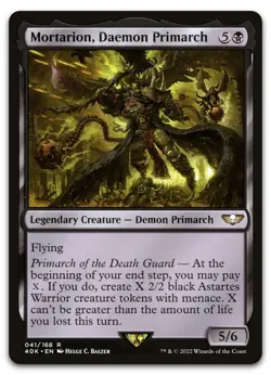 Mortarion, Daemon Primarch #41 (NM) Warhammer 40,000 40K Magic MTG - Image 1