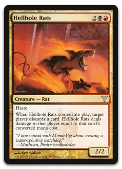 Hellhole Rats #113 (NM) Dissension DIS Magic MTG - Image 1