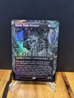 Gonti, Night Minister - 0357 - DFT - MTG: Aetherdrift - Borderless - FOIL - Image 1