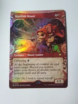 Manifold Mouse (Showcase) Bloomburrow Foil - Image 1