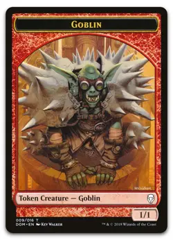 Goblin Token #9 (LP) Dominaria DOM Magic MTG - Image 1