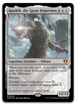Kozilek, the Great Distortion #2 (NM) Commander Masters CMM Magic MTG - Image 1