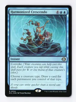 Harmonized Crescendo (Foil) 0054 (R) MTG Lorwyn Eclipsed (ECL) - Image 1