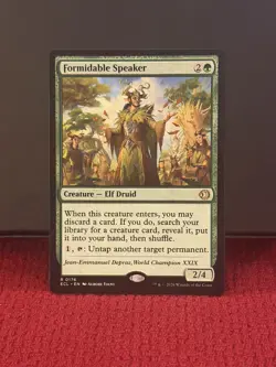 MTG Lorwyn Eclipsed R Formidable Speaker #0176 - Image 1