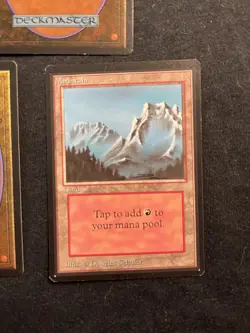 Magic the Gathering All Five Basic Lands BETA Never Played - Image 4