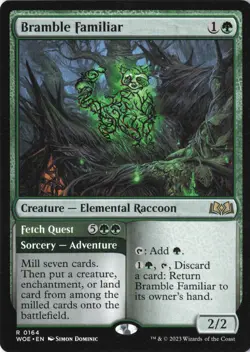 Bramble Familiar R Wilds of Eldraine 164 NM - Image 1