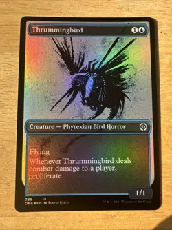 MTG Thrummingbird Showcase Step-and-Compleat FOIL 432 Phyrexia: All Will Be NM - Image 1