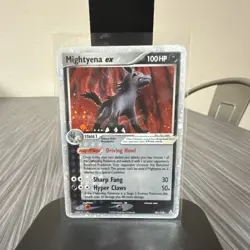 Pokemon Mightyena ex 100 HP Holo 101/110 Holon Phantoms Ultra Rare - Image 1