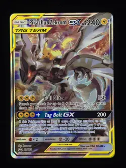 Pikachu & Zekrom GX SM168 Pokemon SM Promos 🔥🔥🔥 - Image 1
