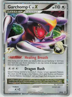 Pokemon TCG Garchomp C LV.X Promo Reverse Holo Diamond and Pearl Promos DP46 - Image 1