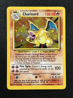 Charizard 4/102 Base Set Unlimited 1999 Holo Rare Pokemon TCG - LP - Image 1