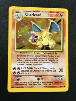 Charizard 4/102 Base Set Unlimited 1999 Holo Rare Pokemon TCG - LP - Image 2