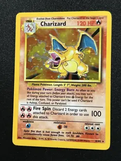 Charizard 4/102 Base Set Unlimited 1999 Holo Rare Pokemon TCG - LP - Image 3
