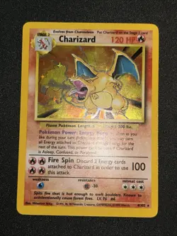 Charizard 4/102 Base Set Unlimited 1999 Holo Rare Pokemon TCG - LP - Image 4