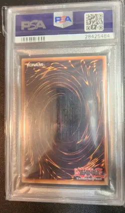 2003 Yugioh LON Dark Necrofear #065 Labyrinth Nightmare 1st edition PSA 9 Mint - Image 2