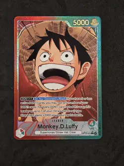 Monkey D. Luffy Alt Art Leader OP13-001 Carrying On His Will English - Image 1