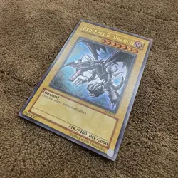 LP/MP Yugioh Red-Eyes B. Dragon SDJ-001 Ultra Rare Unlimited - Image 3