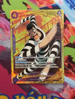 One Piece TCG The Best Vol. 2 PRB02 Mr.2.Bon.Kurei(Bentham) EB01-061 SEC Reprint - Image 1