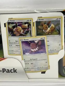 Pokemon TCG Costco Collector 3-Pack: Treasure Chest Tin/Lunch Box 2021 Nintendo - Image 3