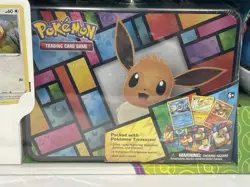 Pokemon TCG Costco Collector 3-Pack: Treasure Chest Tin/Lunch Box 2021 Nintendo - Image 4
