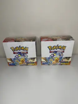 2x Pokemon TCG Scarlet & Violet Surging Sparks Booster Box - Brand New & Sealed - Image 1