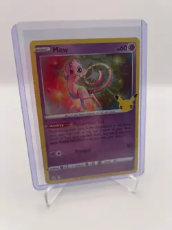Pokemon Mew Holo Rare TCG Card 11/25 And Lugia 22/25 rare Cel 25th Anniversary - Image 5