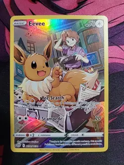 Eevee TG11/TG30 Swsh09: Brilliant Stars Trainer Gallery Pokemon LP Condition - Image 1