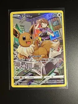 Eevee TG11/TG30 Trainer Gallery Brilliant Stars Sword & Shield Pokemon Card LP - Image 1