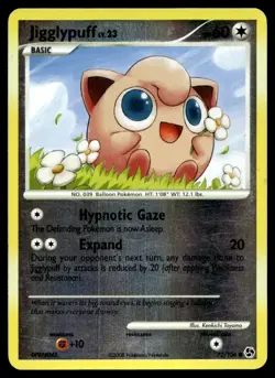 Jigglypuff 72/106 Pokemon Card Great Encounters Comon 60 HP Rev Holo LP E50 - Image 1