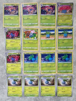 Oddish Gloom Vileplume Pokemon Card Lot 16x Obsidian Flames Crown Zenith LP/NM - Image 1