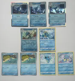 Kingdra Seadra Horsea Pokemon Card Lot 9x Paradox Rift Lost Origin Fates LP/NM - Image 1