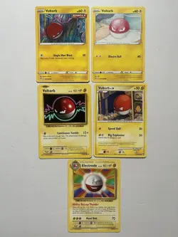 Voltorb Electrode Pokemon Card Lot 5x XY Evolutions Secret Wonders NM - Image 1