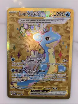 Sealed Lapras ex SVP 164 Gold Hyper Rare Terapagos UPC Promo Card Exclusive - Image 1