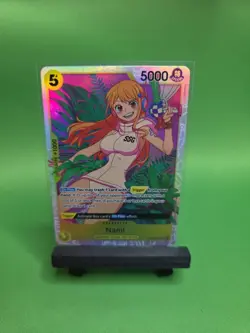 Nami SR OP08-106 English One Piece Card Game Two Legends - Image 1