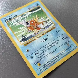 Magikarp Base Set Shadowless Pokemon 35/102 Card - Image 1
