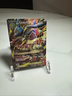 Pokemon TCG M Lucario EX 55a/111 Furious Fists Holo Full Art Ultra Rare Card - Image 1