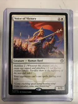 Voice of Victory [Tarkir: Dragonstorm] Near Mint - Image 1
