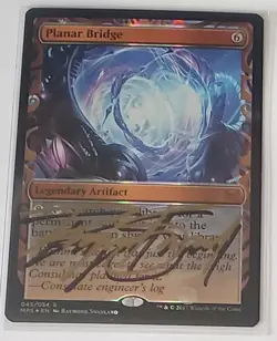 MTG FOIL PLANAR BRIDGE SHADOW SIGNED BY ARTIST Masterpiece Inventions - Image 1