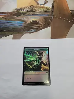 MTG - Elf Druid/Treasure Token Foil CMM #32 - Image 2