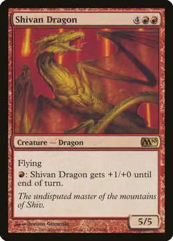 Shivan Dragon - Magic 2010 (M10) - 156 - Image 1