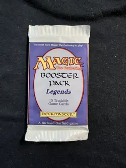 Magic the Gathering Legends Booster Factory Sealed - Image 1