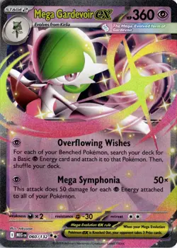 Pokemon Mega Evolution TCG Mega Gardevoir EX 060/132 Pokemon Trading Card - Image 1