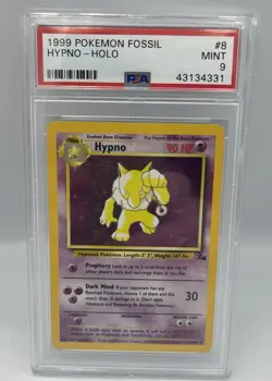 Pokemon HYPNO FOSSIL Holo eng CGC 9 #8 Unlimited edition (NO bgs psa 10 gengar) - Image 1