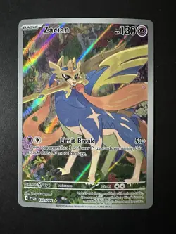 Pokemon TCG Zacian PFL 100/94 Phantasmal Flames Illustration Rare NM - Image 1