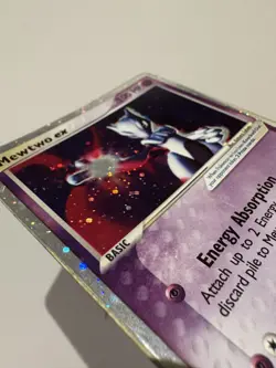 2003 Pokemon EX Ruby & Sapphire #101 Mewtwo ex DMG - Image 3
