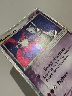 2003 Pokemon EX Ruby & Sapphire #101 Mewtwo ex DMG - Image 4